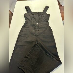 Maeve Black Button-Front Dress